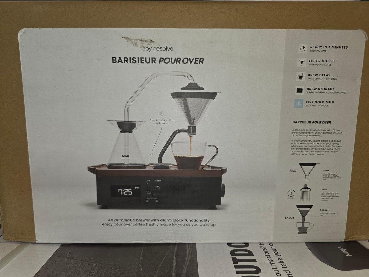 Joy Resolve - Barisieur Pour Over Alarm Clock