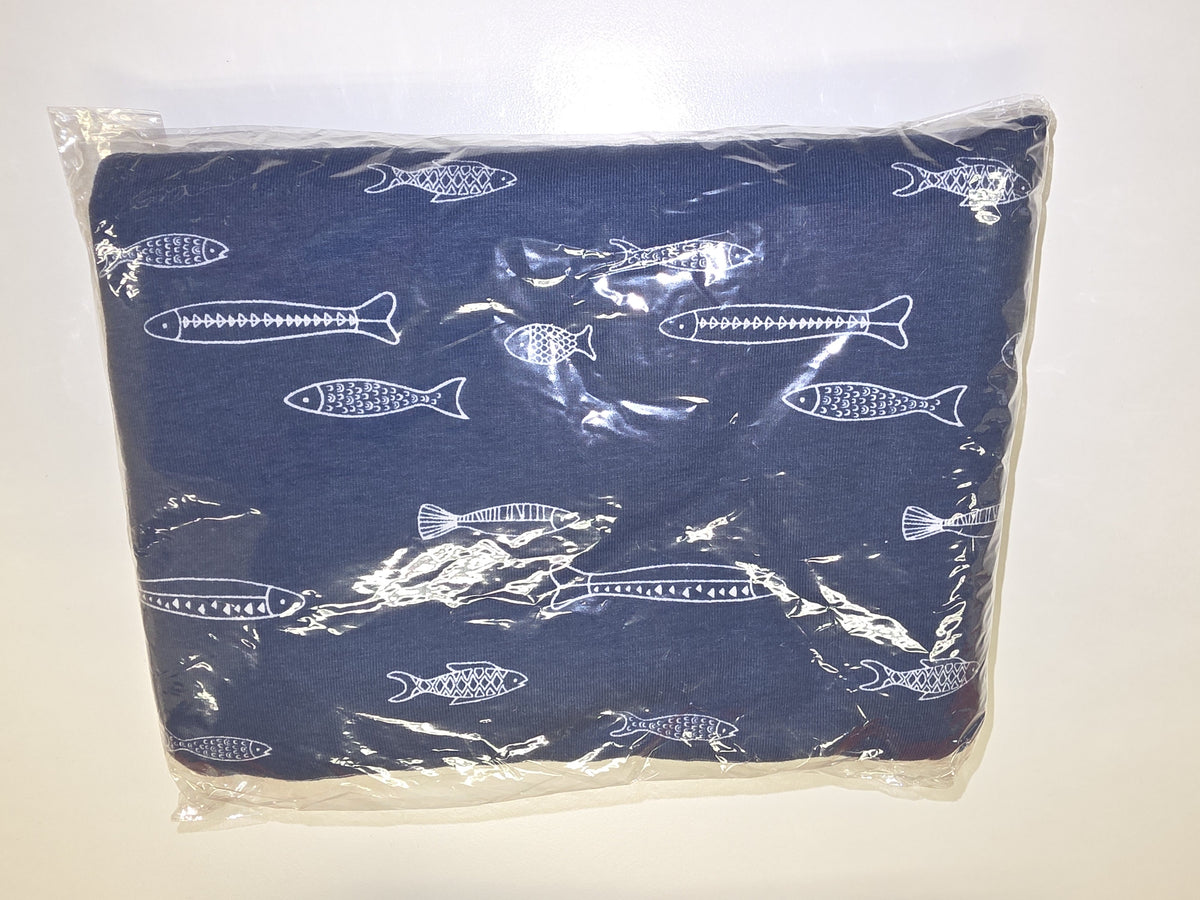 Baby swaddle - NEW - Mamamats - Blue fish