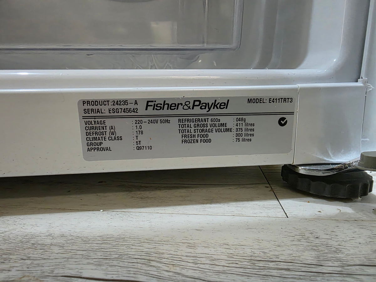 Fridge Freezer - Fisher&Paykel 411L E411TRT3