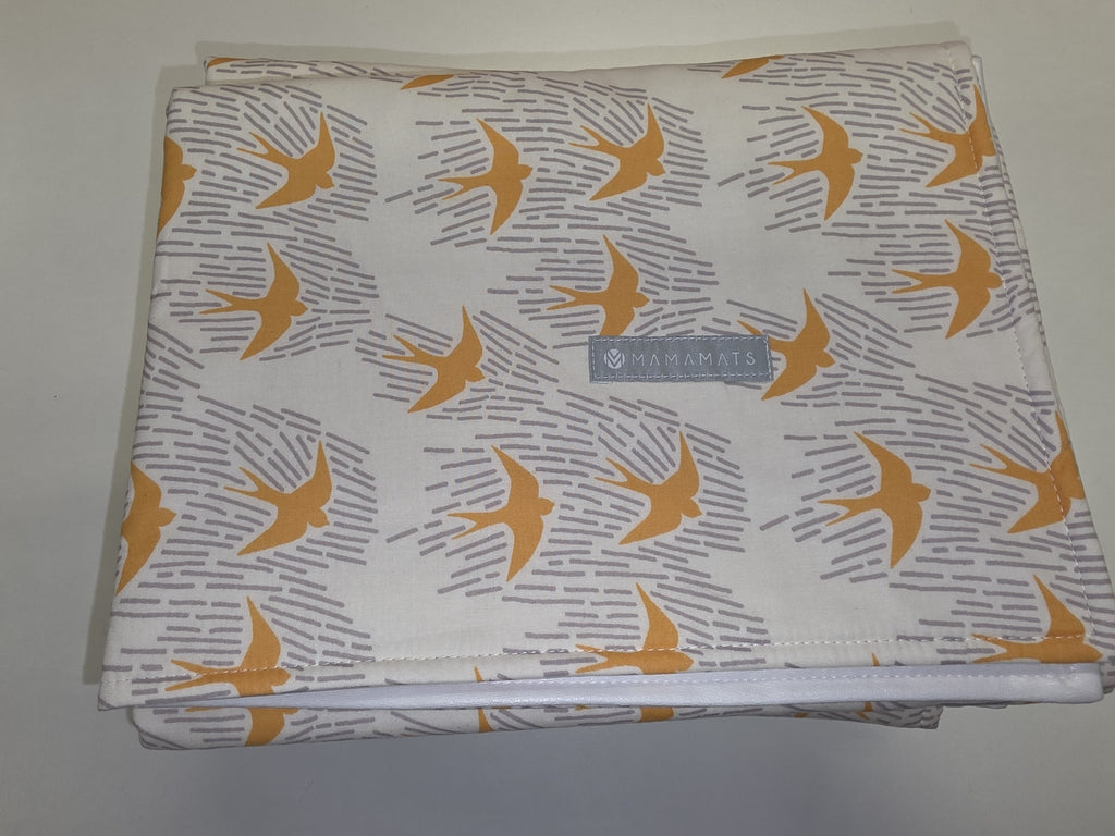 Baby change mat - NEW - Mamamats - Golden Birds