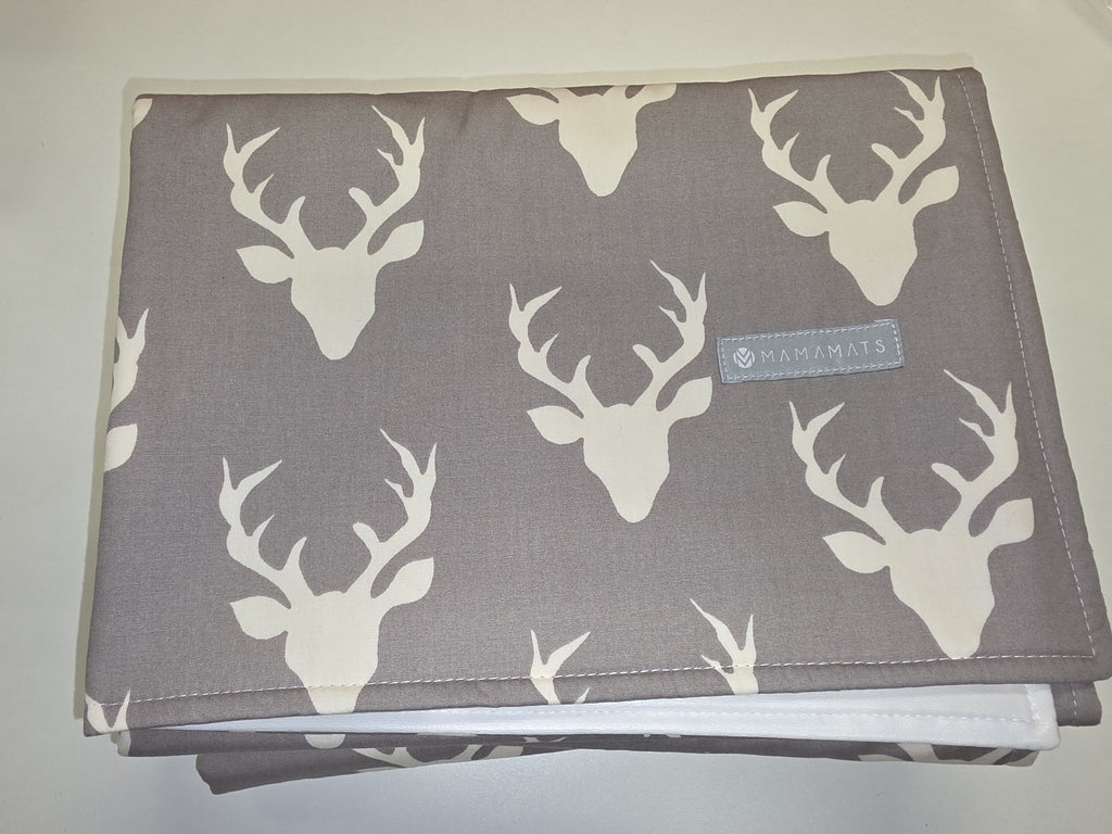 Baby change mat - NEW - Mamamats - Grey Deer