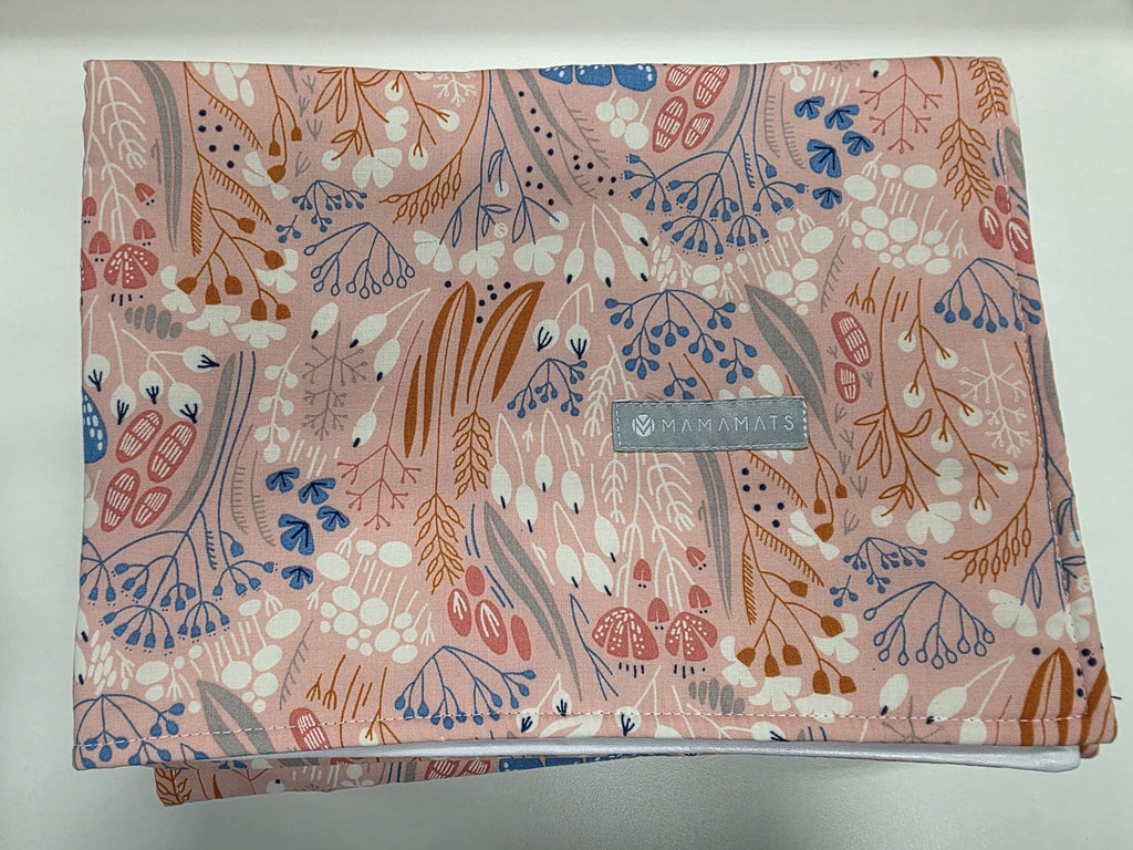 Baby change mat - NEW - Mamamats - Pink Botanical
