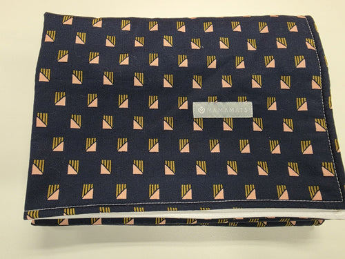 Baby change mat - NEW - Mamamats - Blue Geo