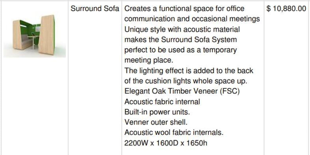 Acoustic Meeting Pod